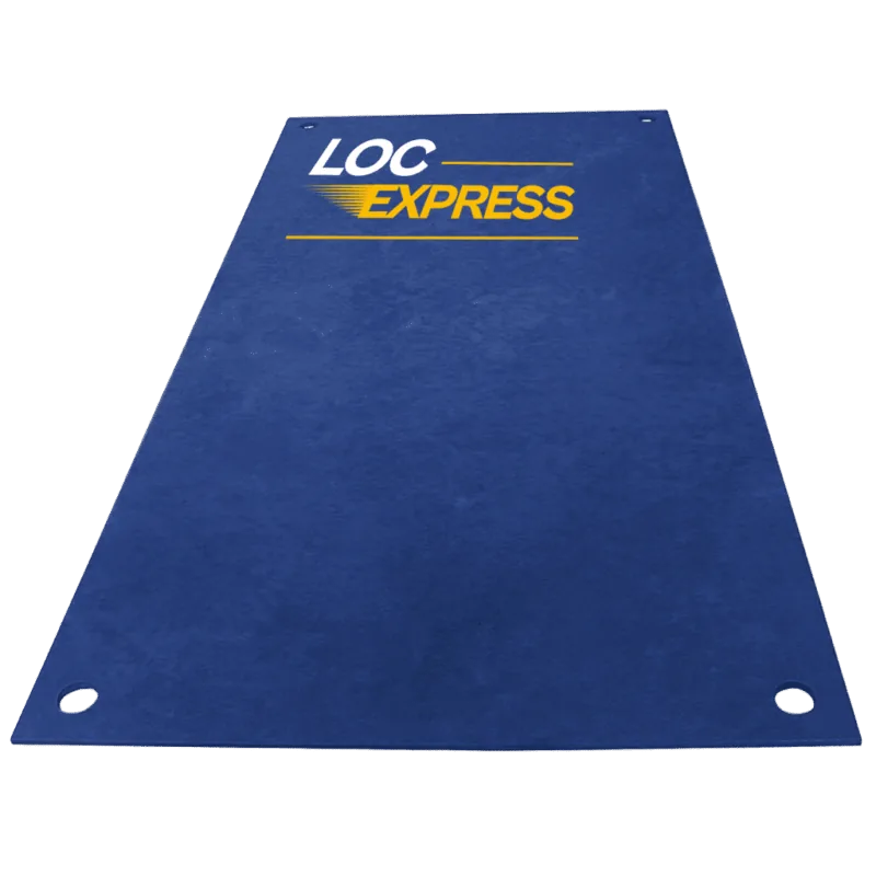 Steel site road plates — set of 4 (12 m²)