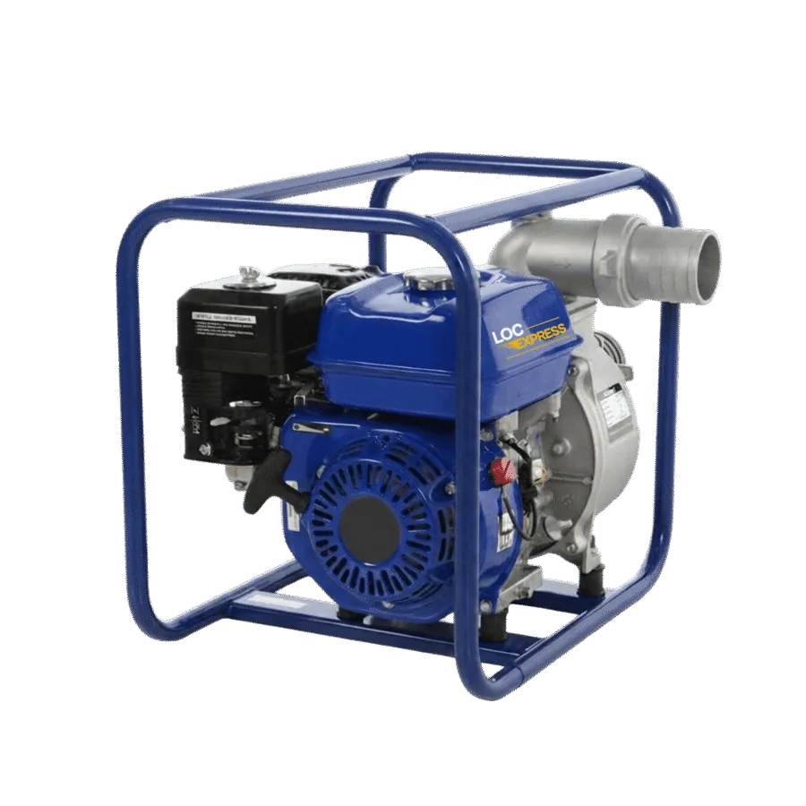 High-capacity petrol clear-water pump — 4" / 100 m³/h