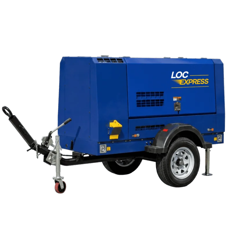 Towable diesel air compressor — 5 m³/min