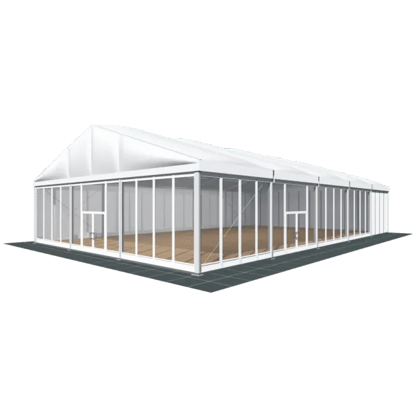 Professional gabled marquee 15 × 30 m (~450 guests)