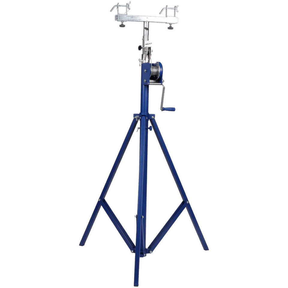 Motorised truss lifting stands — pair (4 m / 250 kg)
