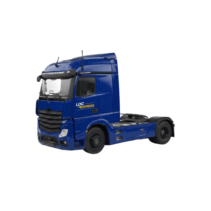 Tractor unit + low loader (plant transport)