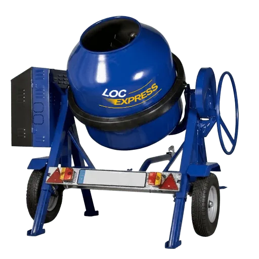 Towable petrol concrete mixer — 500 L