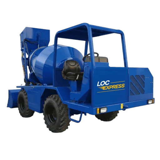Self-loading 4×4 concrete mixer (Carmix type) — 1 m³