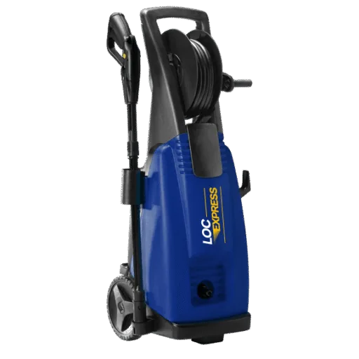 Consumer cold-water pressure washer — 145 bar